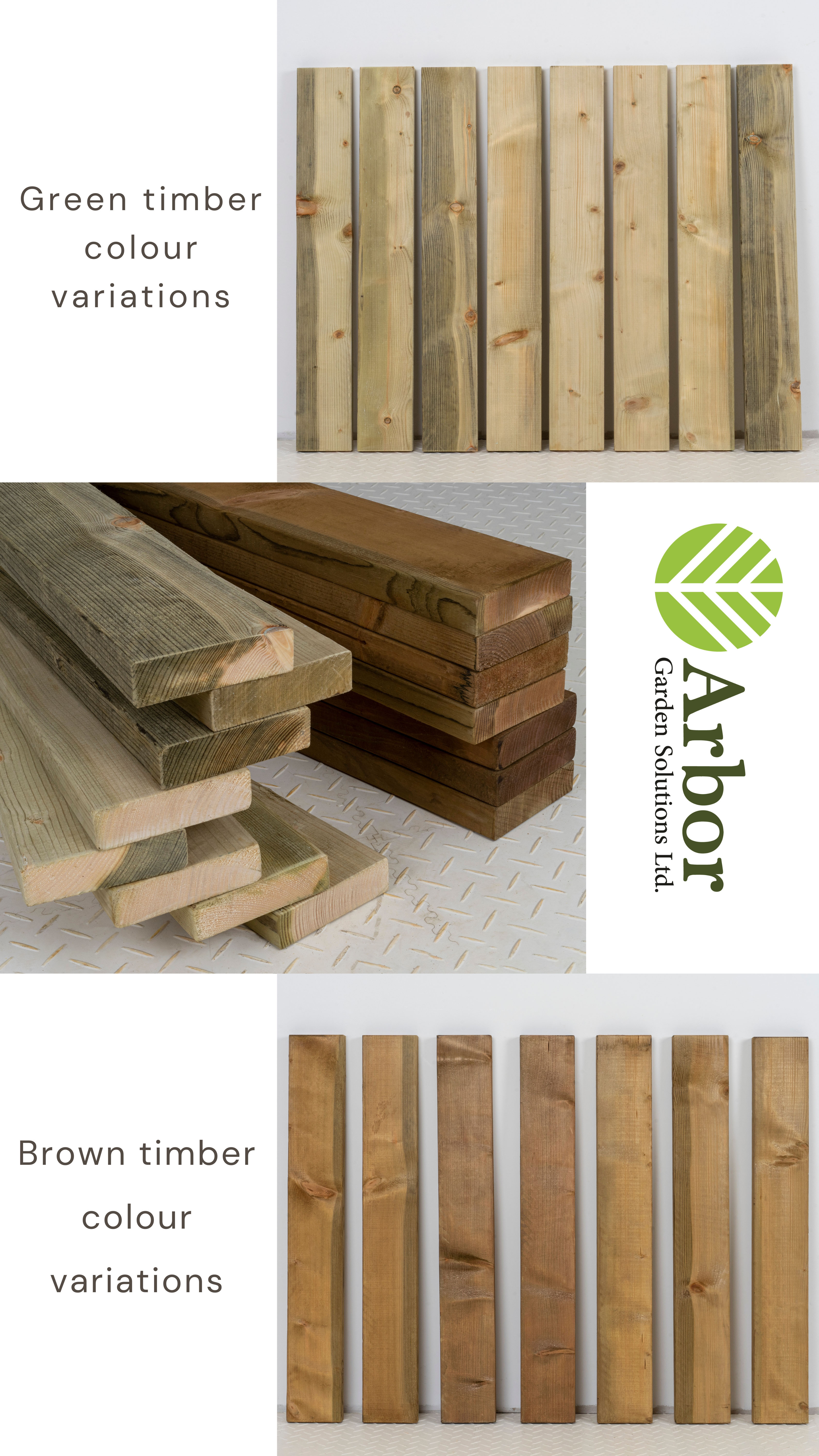 Exploring Natural Colour Variations and Pressure Treated Timber