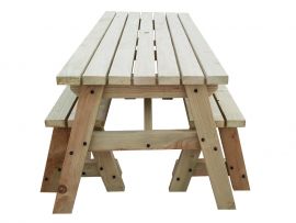 VICTORIA COMPACT Space Saving Picnic Table & Benches Set