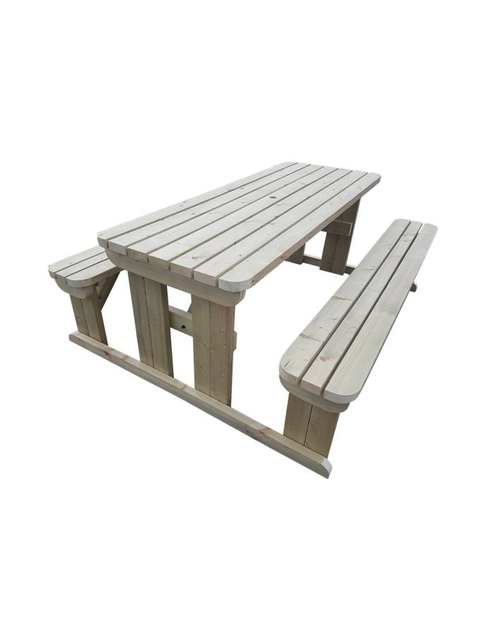 Wooden Picnic Tables And Benches, Wooden Outdoor Bench Set